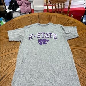 OVB Performance K-State Wildcats Gray T-Shirt